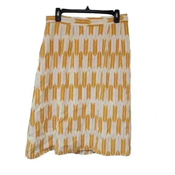Pendleton Women's Goldenrod Arrow Viscose Top & Skirt NEW - Picture 3 of 11